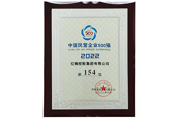 2022中國(guó)民營(yíng)企業(yè)500強(qiáng)